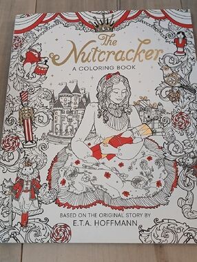 The Nutcracker Coloring Book - White and Red -